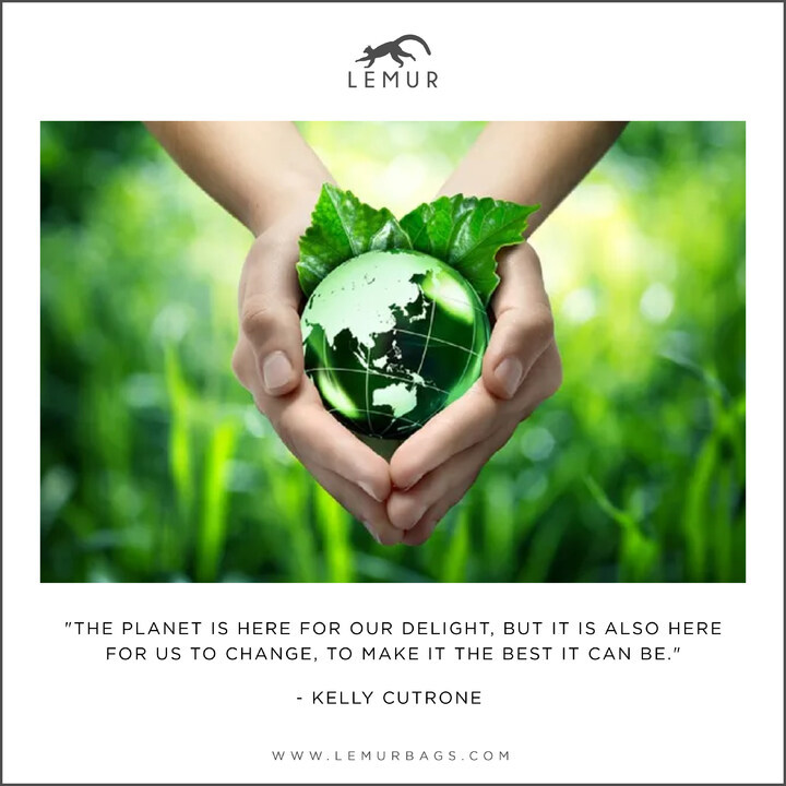 LemurStyle's tweet photo. It all starts with us as a community to strive for change. βπΌ
Simple lifestyle changes can change our world for the better, making it a more peaceful and a safe place to live.Β π
.
.
.
#lemurbags #ecological #environmentalquote #gogreen #savethelemur #saveourplanet #savetheearth https://t.co/ZblkJb5z1U