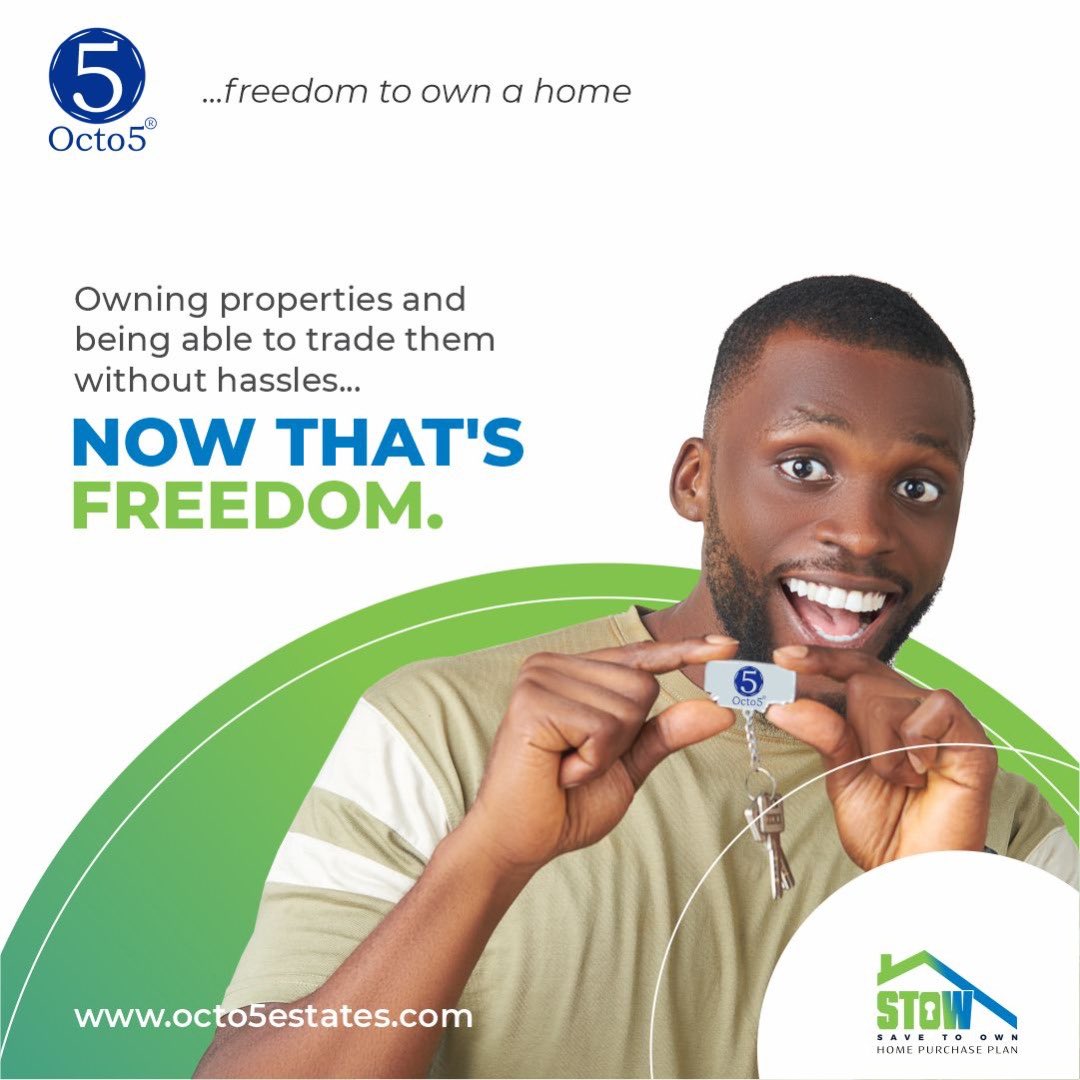 This is what  @Octo5co is doing with the STOW project. The platform enables you to save small sums on a monthly basis towards a housing project. It is an excellent solution and I encourage all to latch on to the opportunity.  #FreedomIsComing