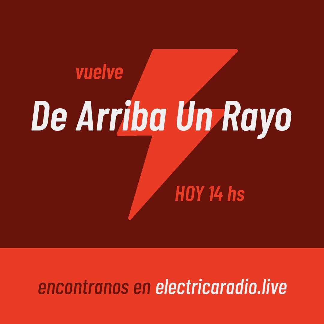 Damos la bienvenida a nuestro primer programa en vivo. Enchufate a electricaradio.live