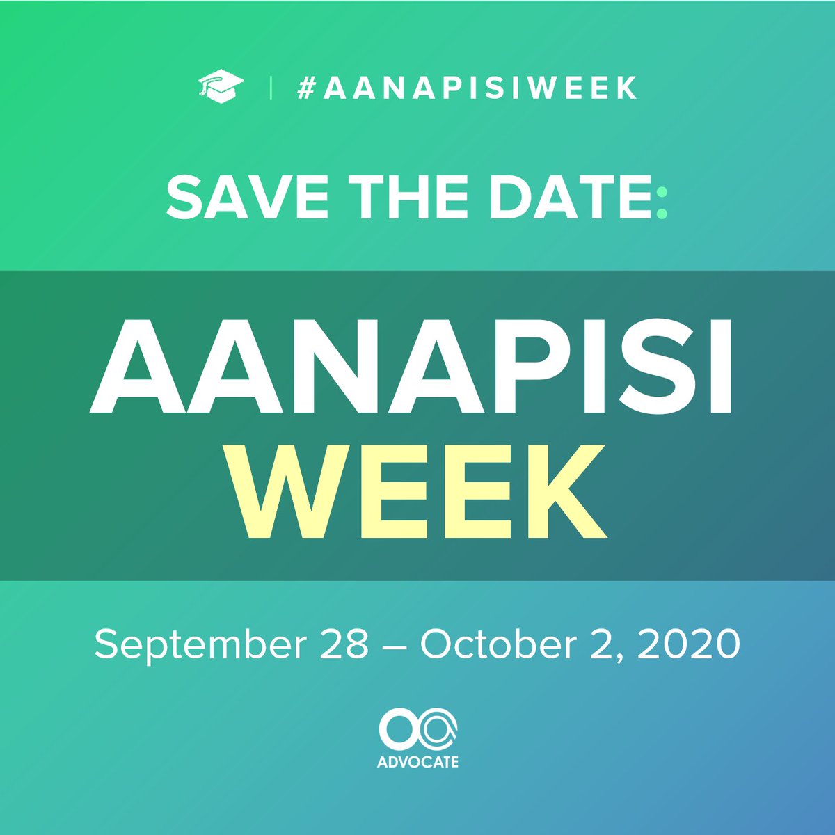 This week (9/28 to 10/2) is #AANAPISIWeek! Join us in celebrating; share your experience via #AANAPISIWeek to raise awareness for Asian American and Native American Pacific Islander Serving Institutions! #AAPI2020