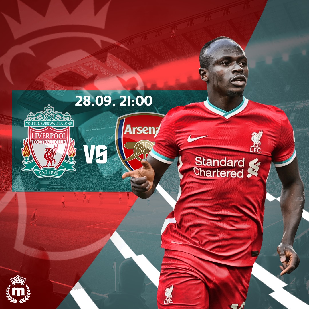 Još jedan derbi! Večeras nas očekuje fudbalska predstava u režiji #Liverpool -a i #Arsenal -a, koja će se odigrati na Anfieldu sa početkom u 21h. 🇬🇧 https://t.co/Mcxgmrfw2D