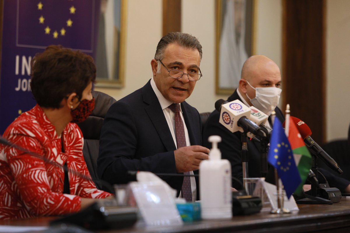 EUinJordan's tweet photo. @EUinJordan is launching #InnovateJordan programme, investing €20 million 2 promote digital economy &amp; innovation in JO. W/ @EndeavorJo @SamEngineers &amp; @OrangeJo we will help companies grow, promote digital skills, provide  innovation opportunities &amp; help JO recover from #COVID19 https://t.co/Ylerj54c1w