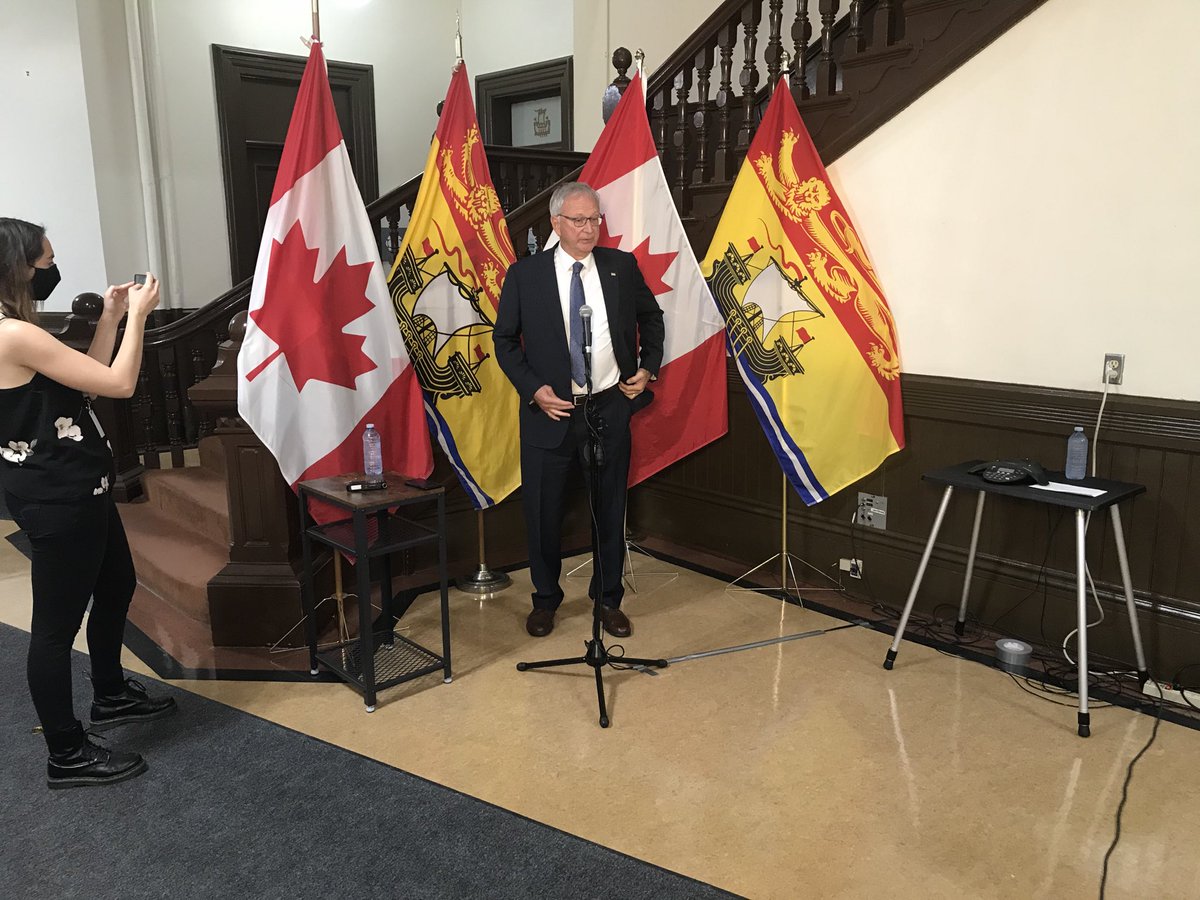 Premier Blaine Higgs says NB legislature will be recalled in mid November.