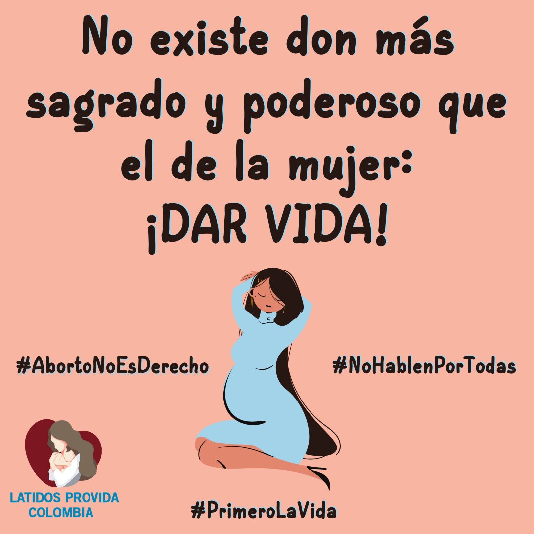 EcosXLaVida's tweet photo. Hoy las mujeres alzamos nuestra voz para defender la vida, la femineidad y decir que somos más las que deseamos la maternidad que las que no.
#AbortoNoEsDerecho
#NoHablenPorTodas
#PrimeroLavida https://t.co/GMGNCO0UTx