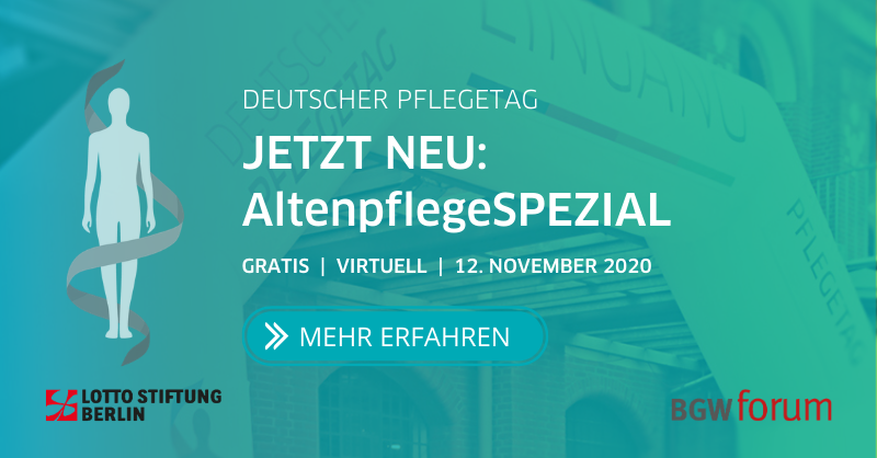 pflegetag's tweet photo. Jetzt NEU: Das #AltenpflegeSPEZIAL-Programm auf dem Deutschen #Pflegetag. Virtuell & kostenlos, so dass jeder daran teilnehmen kann. Mehr dazu unter https://t.co/DvsfJBMBIV https://t.co/F8Knk0wuD0
