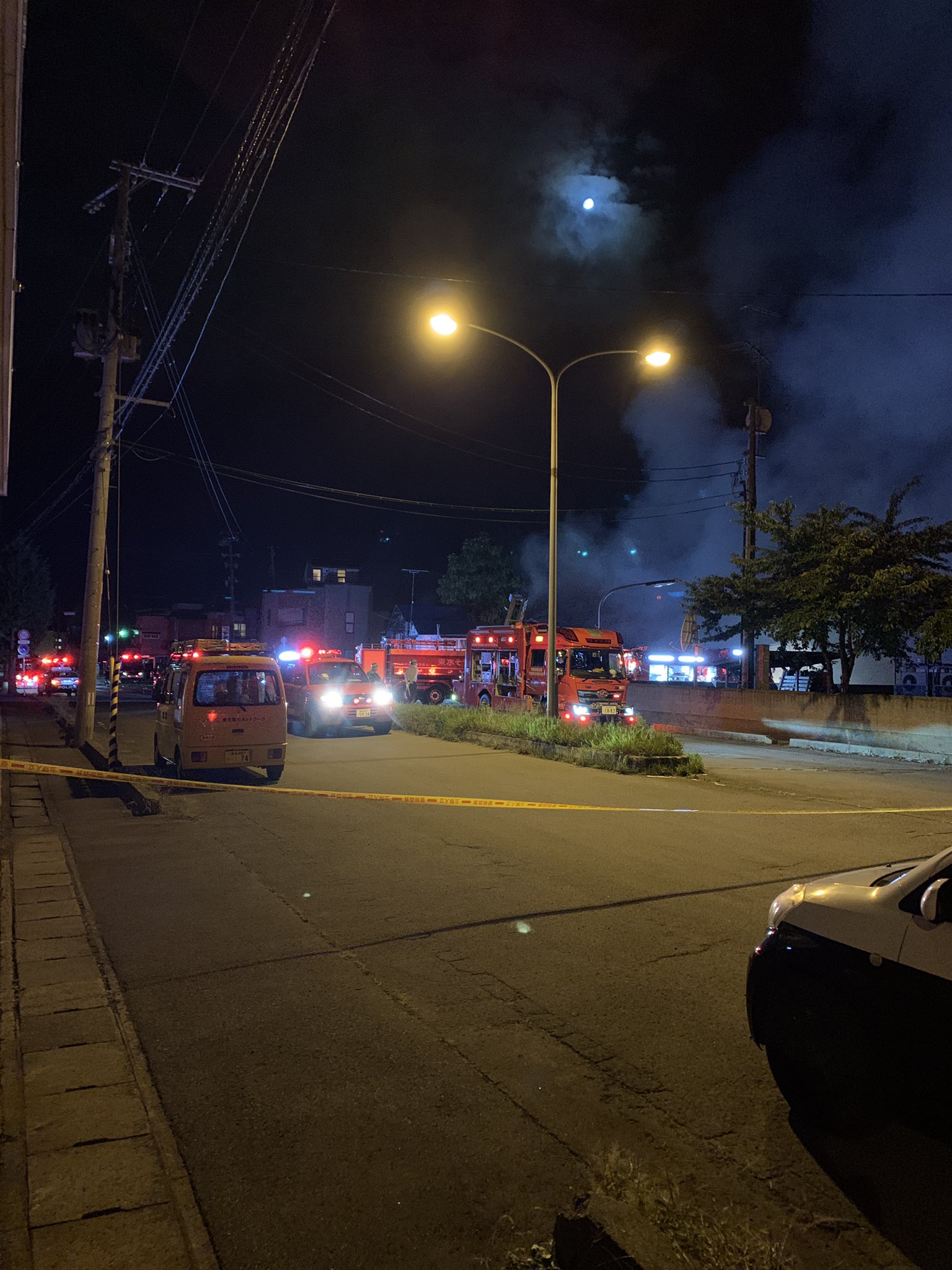 しろちよ 青森市港町2丁目で火事