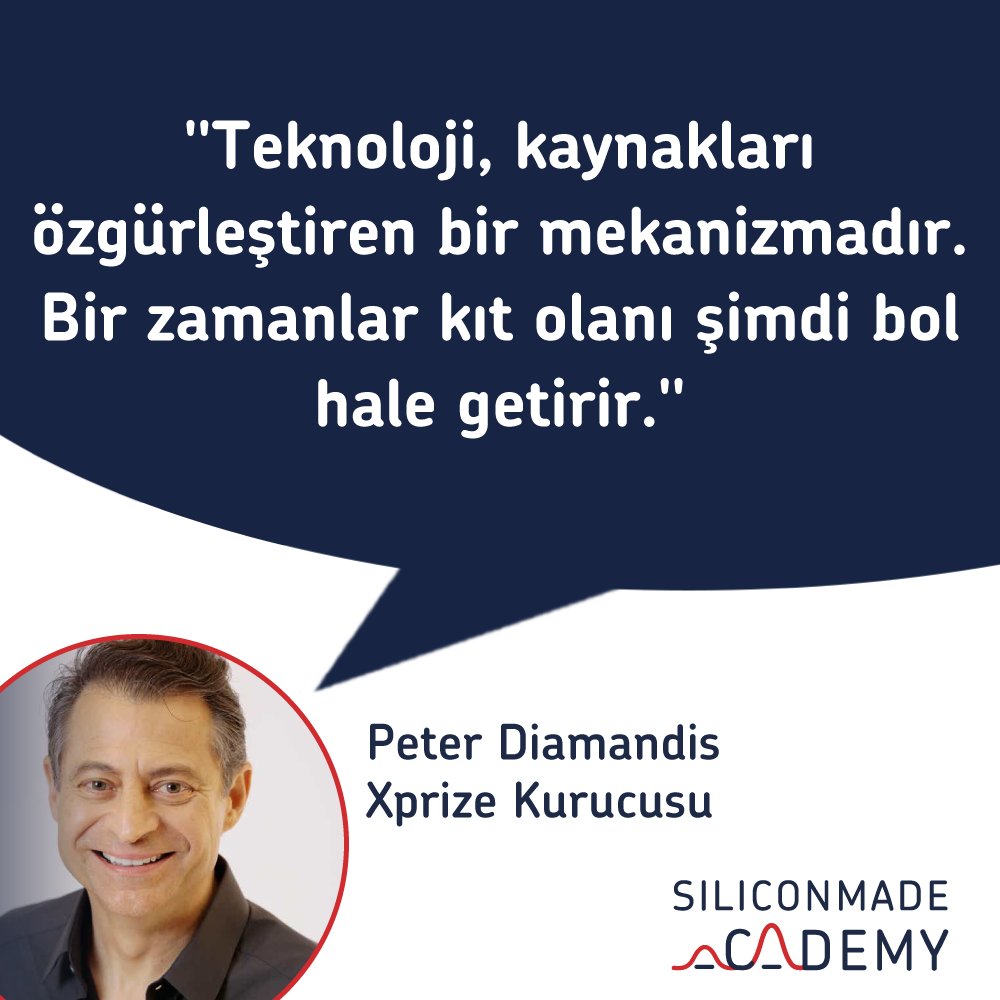 Siliconmade Academy (@siliconmadeacad) on Twitter photo Bolluk Çağı (Abundance) kitabının yazarları <a href="/PeterDiamandis/">Peter H. Diamandis, MD</a> ve Steven Kotler; asıl meselemizin kaynaklarımızın kıtlığı değil gezegenimizin sağladığı bolluğa erişebileceğimiz teknolojilerin geliştirilmesi olduğunu vurguluyorlar. Bolluk Çağı (Abundance) kitabının yazarları <a href="/PeterDiamandis/">Peter H. Diamandis, MD</a> ve Steven Kotler; asıl meselemizin kaynaklarımızın kıtlığı değil gezegenimizin sağladığı bolluğa erişebileceğimiz teknolojilerin geliştirilmesi olduğunu vurguluyorlar.