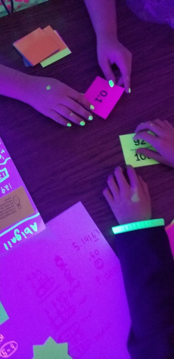 SusWhitley's tweet photo. Students knowledge shined bright on GLOW DAY.. Reviewing Writing, Comparing and Rounding Decimal Numbers.
#TISDNIS
#NIS5THMATH
#TISDMATH
@MrsJordan_NIS @DaveSurdovel @afergie28 @Langemath30 https://t.co/lS4cbWI3QK