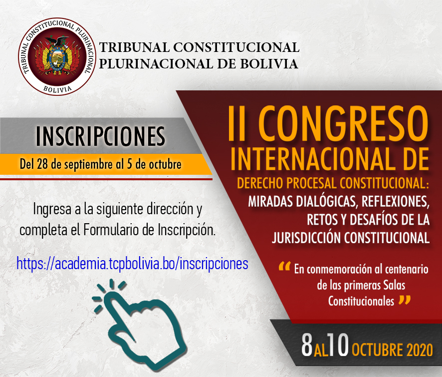 👉#LINK de acceso al Formulario de Inscripción
academia.tcpbolivia.bo/inscripciones
👉#EVENTO_GRATUITO
👉Las inscripciones estarán abiertas del 28 de septiembre al 05 de octubre.