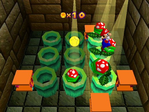 (Continued) Coin Minigames appear in this game. Whack-A-Plant is an example of a minigame where you can earn ridiculous amounts of coins. These are extremely useful for when you're behind or can help purchase more items or stars.