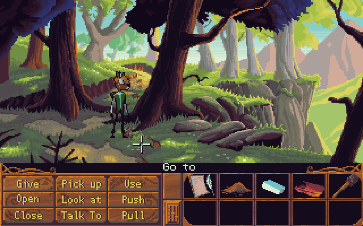 WatchDaToast's tweet photo. In Beyond The Edge Of Owlsgard, a peaceful world inhabited by animals is about to be annihilated by merciless machines of unknown origin. It`s up to Finn the deer and his owl friend Gwen to prevent the apocalypse! #indiegame #gamedev #pointandclick #indiedev #adventuregames https://t.co/xN7CjIa2Co