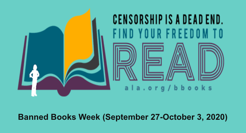 BVHLibrary's tweet photo. Are you a #rebelreader? Doing booktalks all this week with ELA/HELA students to discuss the importance of #bannedbooksweek! Interested in any of these materials? Place a hold on them in our library catalog! We will get it checked out to you! @bvlibraries https://t.co/1gKdrJ6GR1