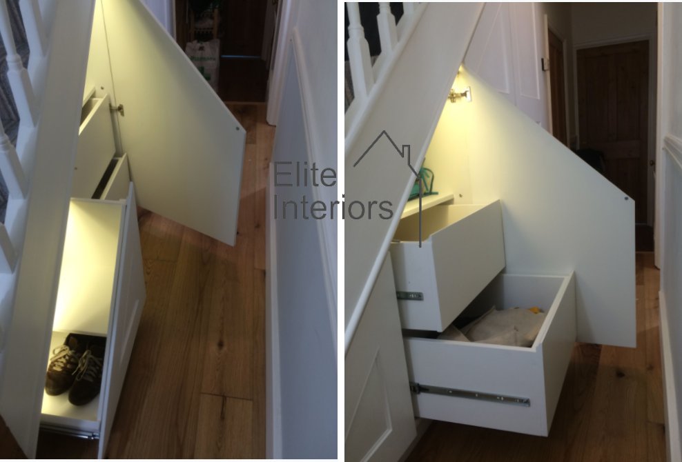 Eliteintslondon's tweet photo. We designed and fitted Vicky's #UnderstairsCabinets to provide a stylish welcome to visitors to their home.
The #TraditionalStyle White painted #SlideOutDrawers provide the #Storage to meet their different needs.
See our #UnderStairsStorage Solutions @ https://t.co/cm1nut8aUj https://t.co/TTj4dPtHja