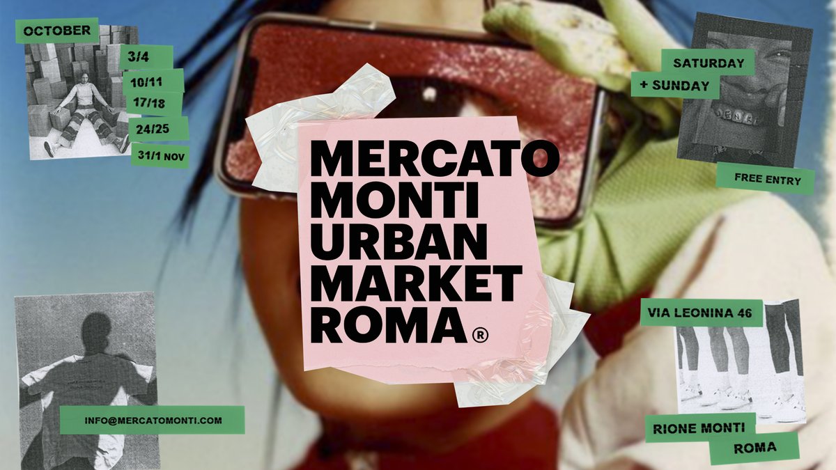 Cinque weekend con MercatoMonti per il mese di Ottobre! 🗓 03/04 🗓 10/11 🗓 17/18 🗓 24/25 🗓 31/01 nov ✨ MercatoMonti Urban Market Roma⁣ ⏱ 10:00 — 20:00⁣ 📍 Via Leonina 46, Rione Monti⁣ 🚇 Metro B — Cavour ⁣ 🚪 INGRESSO LIBERO 🌐 mercatomonti.com