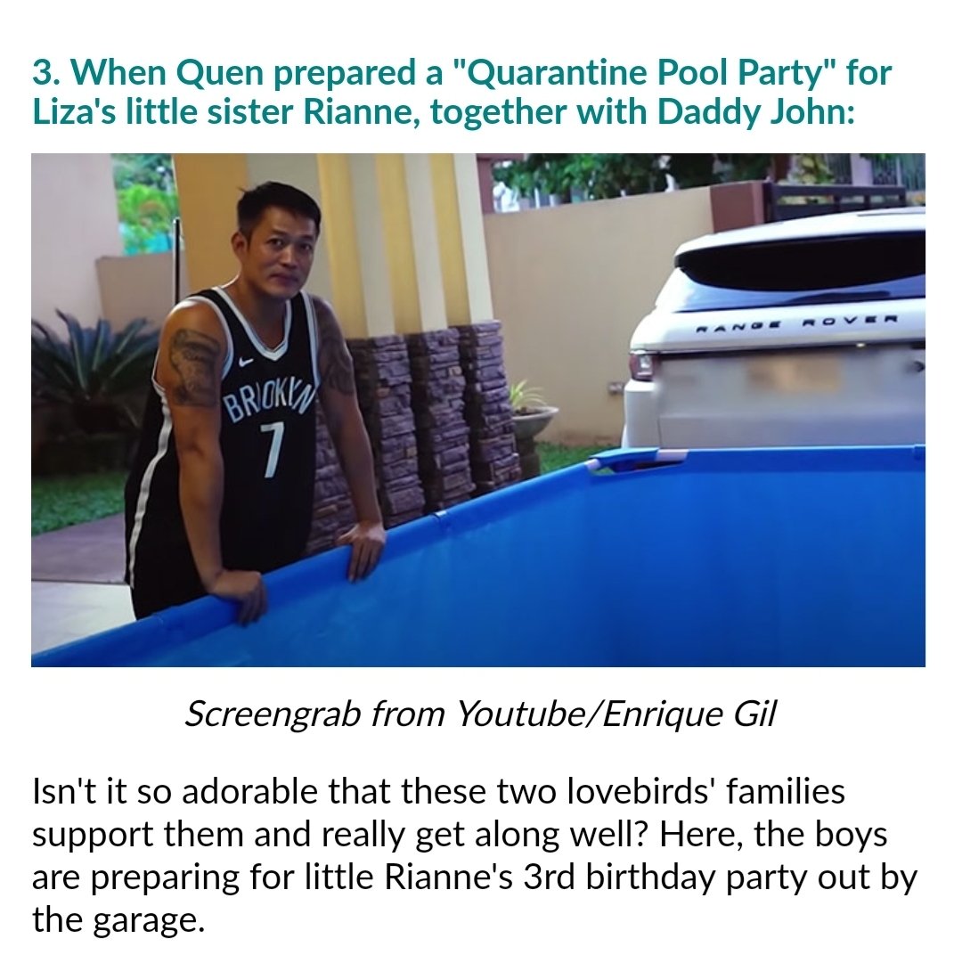 APR 3Enrique Gil for BiodermAPR 5 #TheGilSide | Who Knows Me Better? Sister or Girlfriend?APR 16LizQuen Quarantine Workout APR 26Rianne's Pool Party