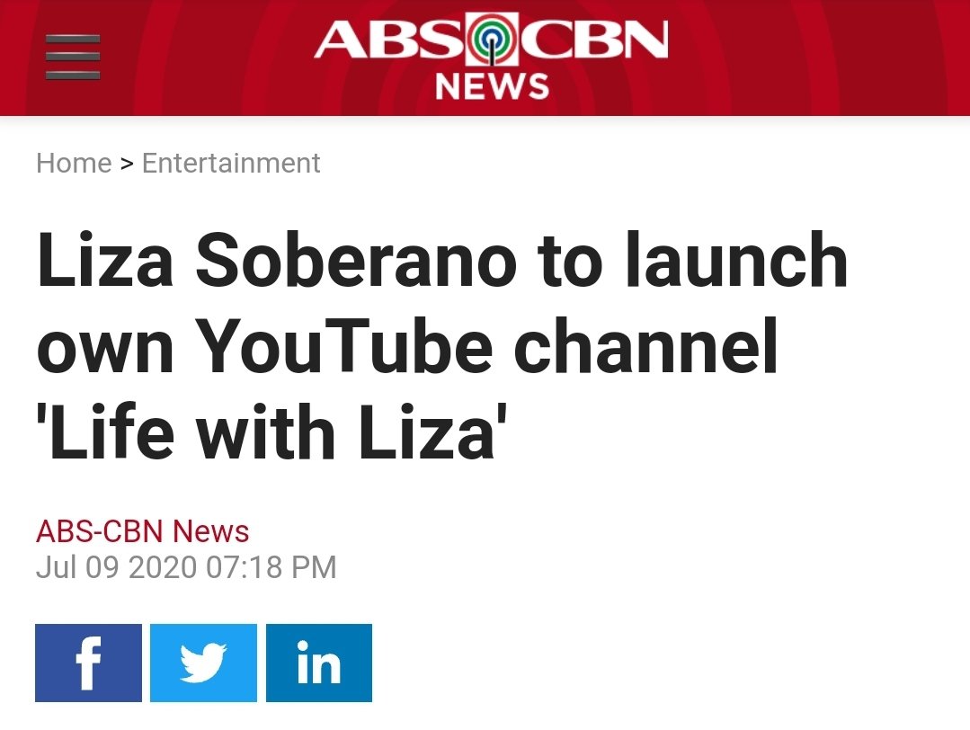 JUL 8LizQuen's video greeting for Cong. MarcoletaJULY 10Liza Soberano announces launching of her own YouTube channel  #LifeWithLiza JUL 12▪︎ Enrique Gil x HKT New Fragrance Collection