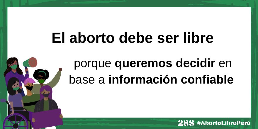 Sandralml's tweet photo. #AbortoLibrePeru https://t.co/C6lbz7pxxE