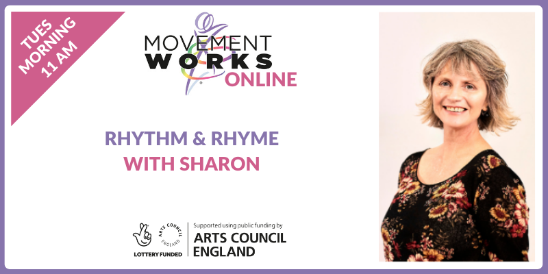 MovementWorksEd's tweet photo. Join Sharon tomorrow morning for this week’s #MovementWorks Online #Rhythm & #Rhyme aimed at #EYFS #earlyyears from babies to toddlers to #preschool. #ActionforLearning #EYMatters #EYTalking #TeamEarlyChildhood #GetMoving #SpeechandLanguage https://t.co/DqQDIjUT5V https://t.co/INlfav7PJV