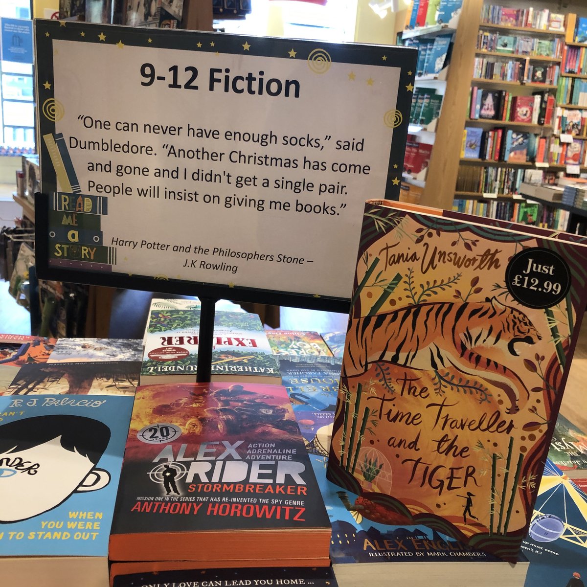 BhamWaterstones's tweet photo. Brand new to our 9-12 section are these glorious books!

#TheTimeTravellerAndTheTiger by @TaniaUnsworth1 
and #TheKeyToFindingJack by Eva Josefkowicz

They’re sure to be on some little bookworm’s Christmas lists 🤩

#WaterstonesBhamKids https://t.co/eAABVZfowm