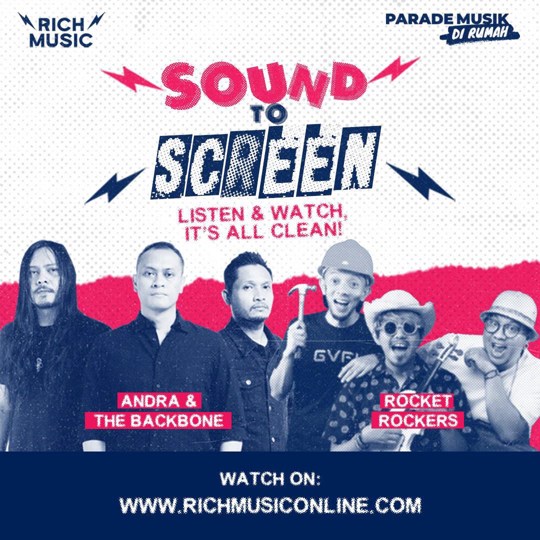 rocket_rockers's tweet image. Yow friends! Jangan lupa saksikan live session kami di #SoundToScreen eksklusif hanya di richmusiconline.com, LISTEN AND WATCH, IT&apos;S ALL CLEAN!
Klik:
richmusiconline.com/sound-to-scree…

#SoundToScreen
#ParadeMusikDirumah
#richmusiconline
#RiseSeptember
#MusicWithoutBorder
#rocketrockers