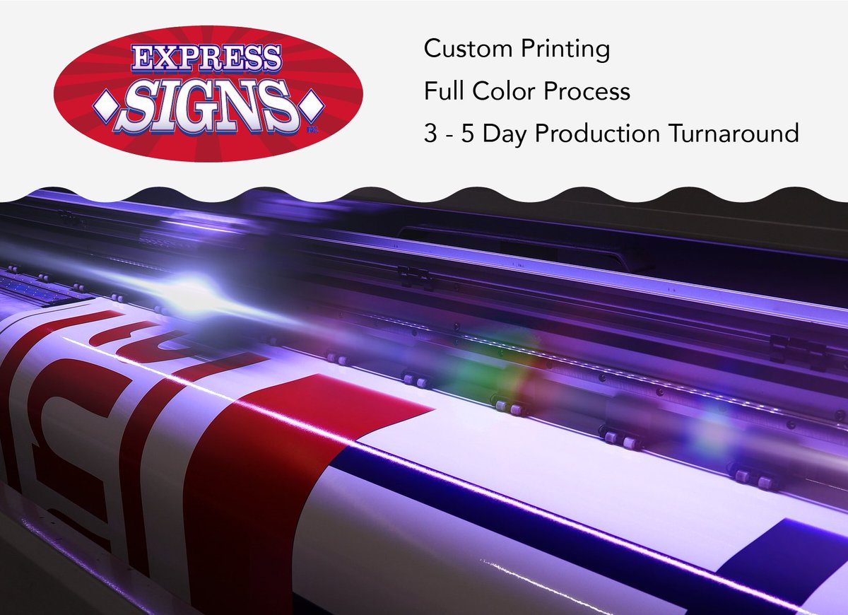 ExpressSignsInc's tweet image. New week, more projects! We're ready to take on your #signage needs. #ExpressSignsInc