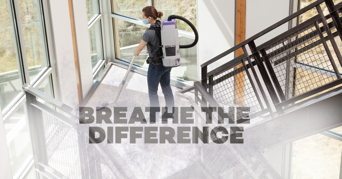 Healthy air can make all the difference in how occupants feel. ProTeam vacuums, filters &amp; tools work together to help capture many allergens and asthma triggers and dramatically improve IAQ. Breathe easier with ProTeam >> proteamvacs.com/cleaningforhea…