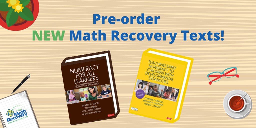 integrowmath's tweet image. We are excited for 2 new publications in the #MathRecovery Series! These two publications reach educators in special education and are available now for pre-order in the Math Recovery Store: mathrecovery.org/store

#iteachmath #elemmathchat #specialeducation