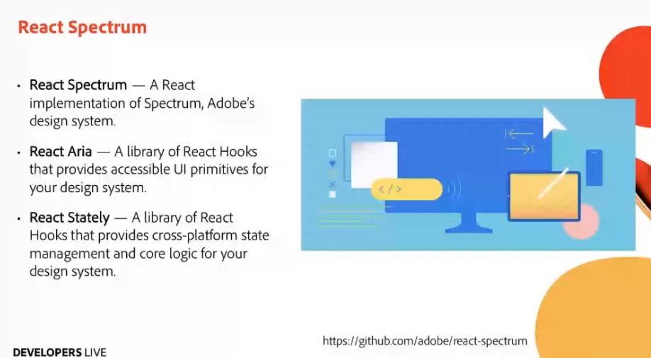 WebShopApps's tweet photo. #adobeDevelopers introduces #reactSpectrum - a set of shared components to allow developers to have a consistency around the experience with #adobe - sounds like a great library to be able to bounce off https://t.co/OTNk40TR6d