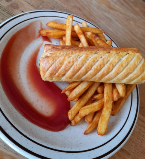 Pork Wellington with Pomme Frites & Tomato reduction by Cavan W