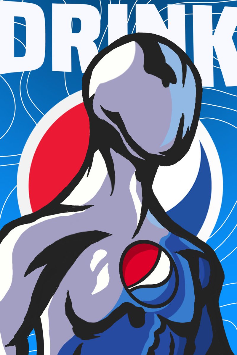 Pepsiman DRINK Poster. 
support is appreciated.👀