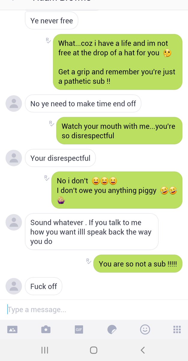MISStoyou2's tweet photo. @ScouserPig   is the epiphany of HARD WORK !!
If any subs EVERRRRRR speak to a domme in the manner he does they should reconsider their kink .
This is not the right way to approach as a submissive !!!

#knowyourplace https://t.co/faKIkeRE51
