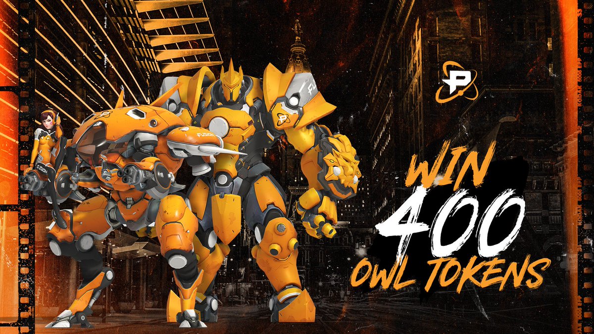 Reinhardt and DVa got makeovers for All-Stars recently...

So to celebrate we'll be giving away 400 PC-Only OWL Tokens to 10 lucky winners! 🤩

To Enter:
- Follow Fusion
- Like + RT this post

Winners will be selected on Friday, GLHF!