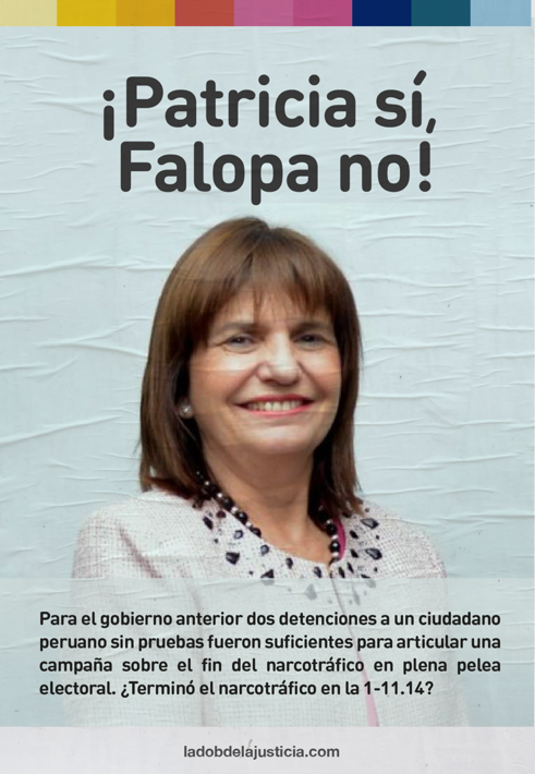 Para el gobierno anterior dos detenciones a un ciudadano peruano sin pruebas fueron suficientes para articular una campaña sobre el fin del narcotráfico en plena pelea electoral. ¿Terminó el narcotráfico en la 1-11.14? #ladobdelajusticia