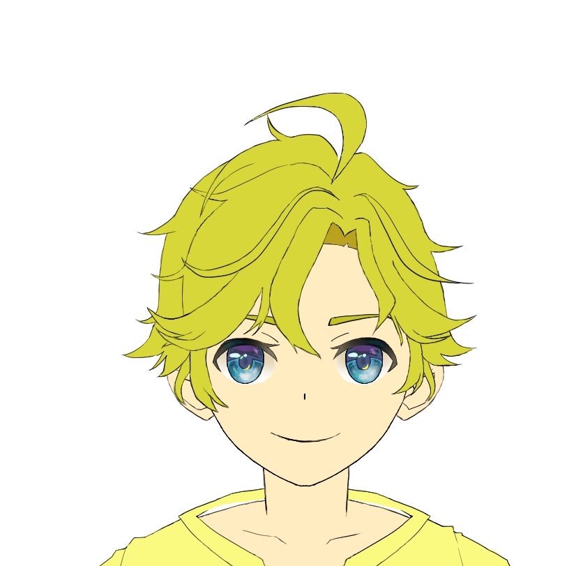 アトリ 髪の毛完成 影入れ ハイライト 一段階薄いハイライト 前髪の透かし の順でやってみた 次は顔の色塗りに行こうかな イラスト好きな人とつながりたい お絵描き好きさんと繋がりたい デジタルイラスト お絵描き クリスタ