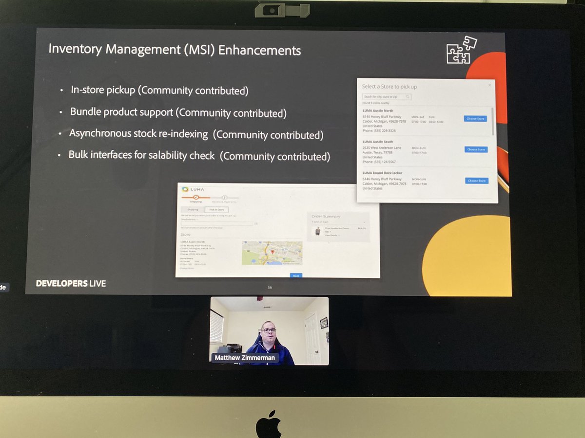 IKrasnykh's tweet image. @mattz_mg is saying #merchants are able to notify #customers that their order is ready with a #singleclick 
#AdobeDevelopers #Magento #adobe #commerce #ecommerce