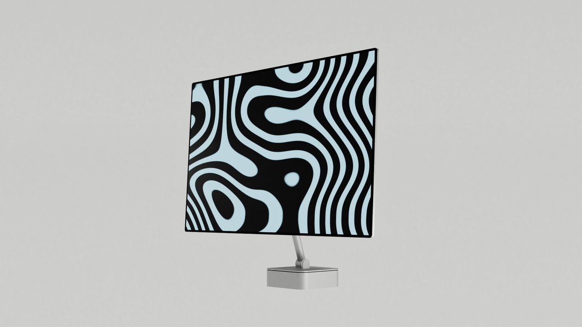 TConceptcreator's tweet image. An iMac concept based on the iMac G4, it will never happen but it&apos;s fun to imagine.