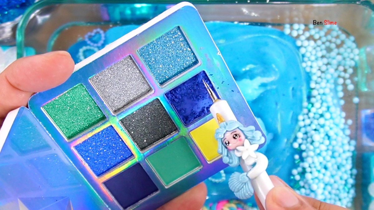 BenSlimeTV's tweet photo. Mermaid blue makeup mixing into slime 💙 ( ASMR ) satisfying slime video.. Link below,
https://t.co/5C4eBi3RXT
.
.
.
[#asmr #slimeasmr #asmrslime #makeupmixing #slime #blueslime #slimemixing #satisfying #slimevideo #asmrslime #asmrmakeup ] https://t.co/nom4nYBCiV