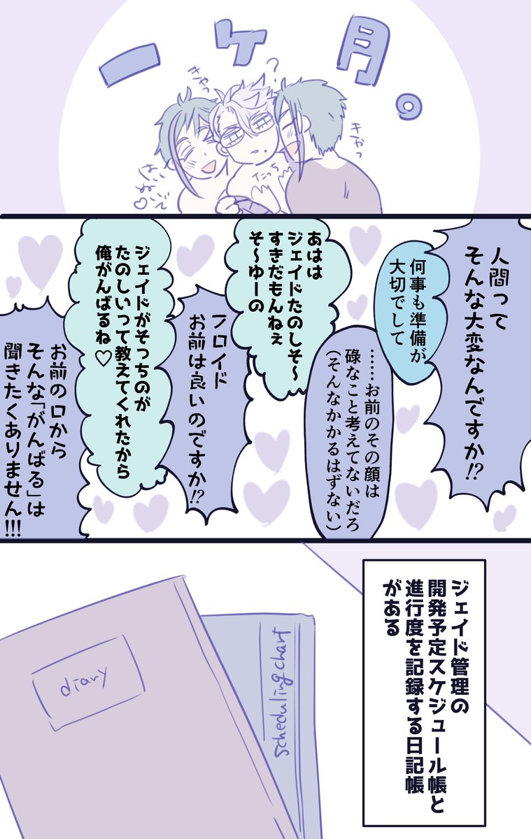 アンケで頂きました?✨
ありがとうございます!!!

お題の「初めての夜」で
イドアズ漫画です?

#twst_BL 