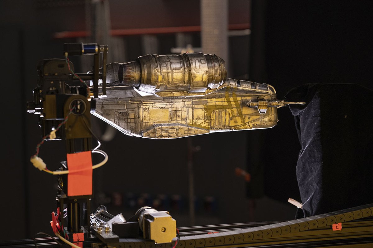 “From the design of the ship, to the engineering the motion-control rig and model mover, to the incredible level of detail in the miniature, to the passion everyone brought to the project... It’s movie magic.”