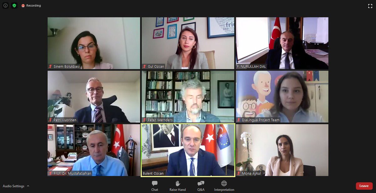 DiaLinguaEU's tweet photo. 🇹🇷🇪🇺We have completed DiaLingua Closing Ceremony with participation of valuable project partners and teachers from Turkey and all over Europe. 

Thank you for all support and participation!
@tcmeb @ABBaskanligi @safran1958 https://t.co/OH43fZKyed