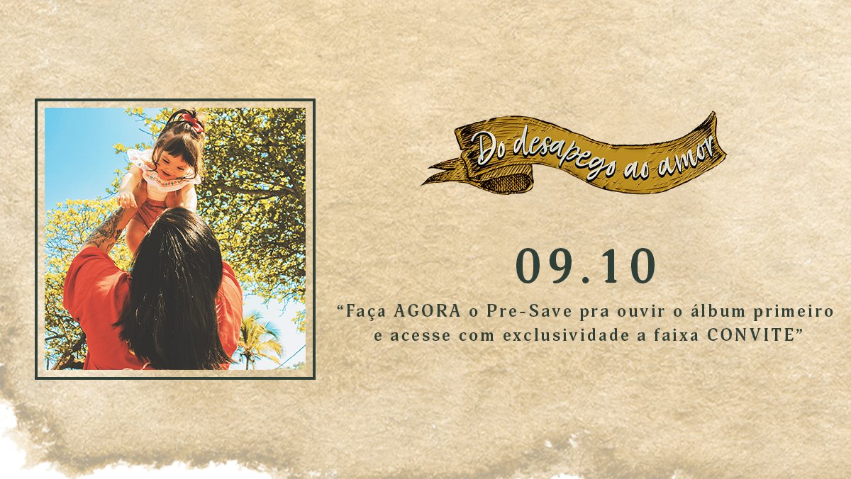 juyewhin's tweet photo. Vcs não sabem o qto eu to realizada de dividir isso com vcs: 09.10 é dia de lançar "Do Desapego ao Amor"! Quem fizer o pre save pra ouvir 1º ganha acesso em primeira mão à CONVITE, faixa que abre o álbum

Clica aqui e já pode começar a contar os dias cmg: https://t.co/KhOMkUNWNy https://t.co/mHPZ2TnV9m