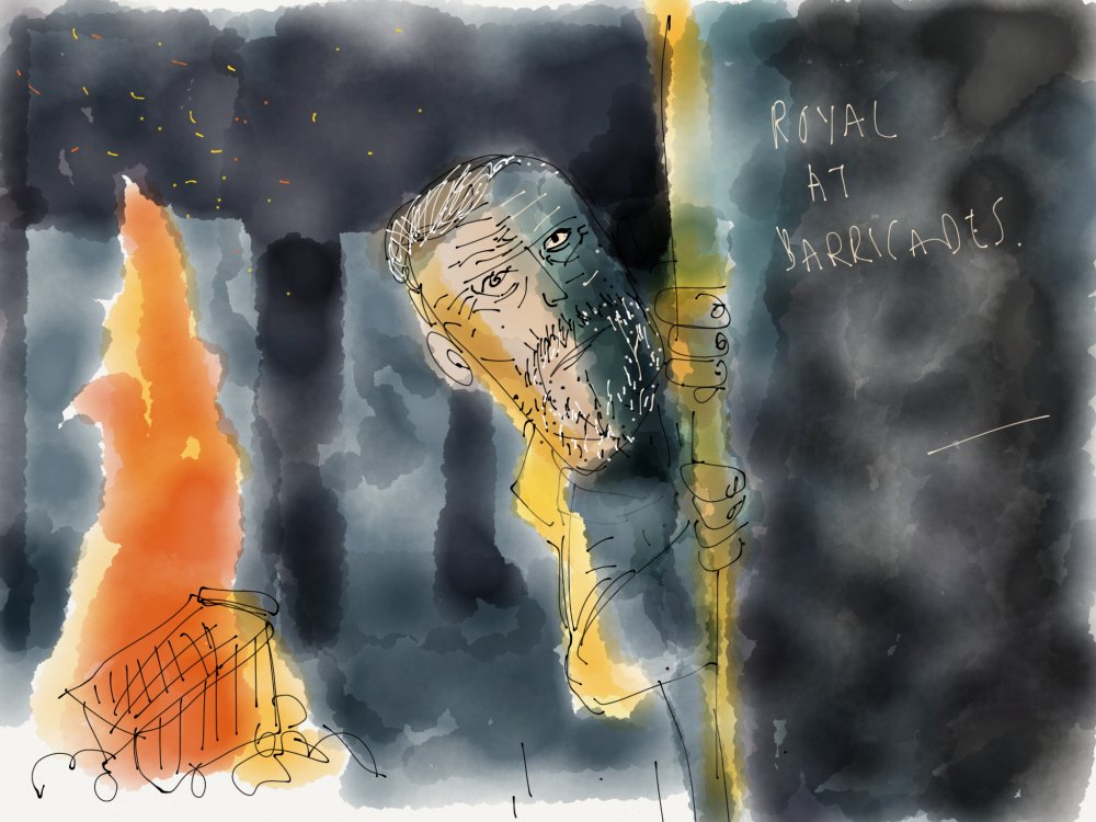 ourscreenuk's tweet photo. some of the original watercolours Ben Wheatley made when storyboarding HIGH-RISE ๐๏ธ๐จ #HighRiseLive https://t.co/pCNUvumu11