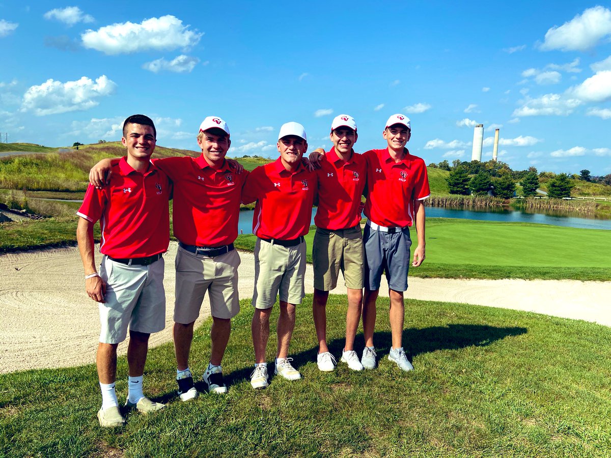 cvgolfteam's tweet photo. Congratulations to the CV boy’s golf team on winning the Mid Penn Championships. Jacob Burkhart, Brady  Davidson, Anthony DePietress, Max Vener, and Grant Kuffa. https://t.co/VT10gGWLMo