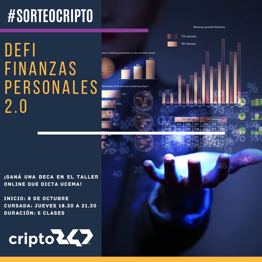 cripto247's tweet photo. 👏🏻 Felicitaciones @Sergioconstant_, ganador del #SorteoCripto que otorgó una beca para el Taller Online DeFi: Finanzas Personales 2.0, dictado por @aroisenzvit en @UCEMA_edu https://t.co/HYwZA69zg6