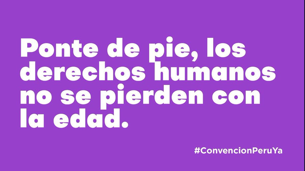 KhuyayOrg's tweet photo. Congresista @Merinodelama Por favor agenden en el pleno de este jueves 1 de oct, Día del Adulto Mayor, la ratificación de la Convención Interamericana que nos protege (PRL Nº 2809/2017). Solo necesita resolver una reconsideración. #ConvenciónPerúYa https://t.co/k1YftduSeN