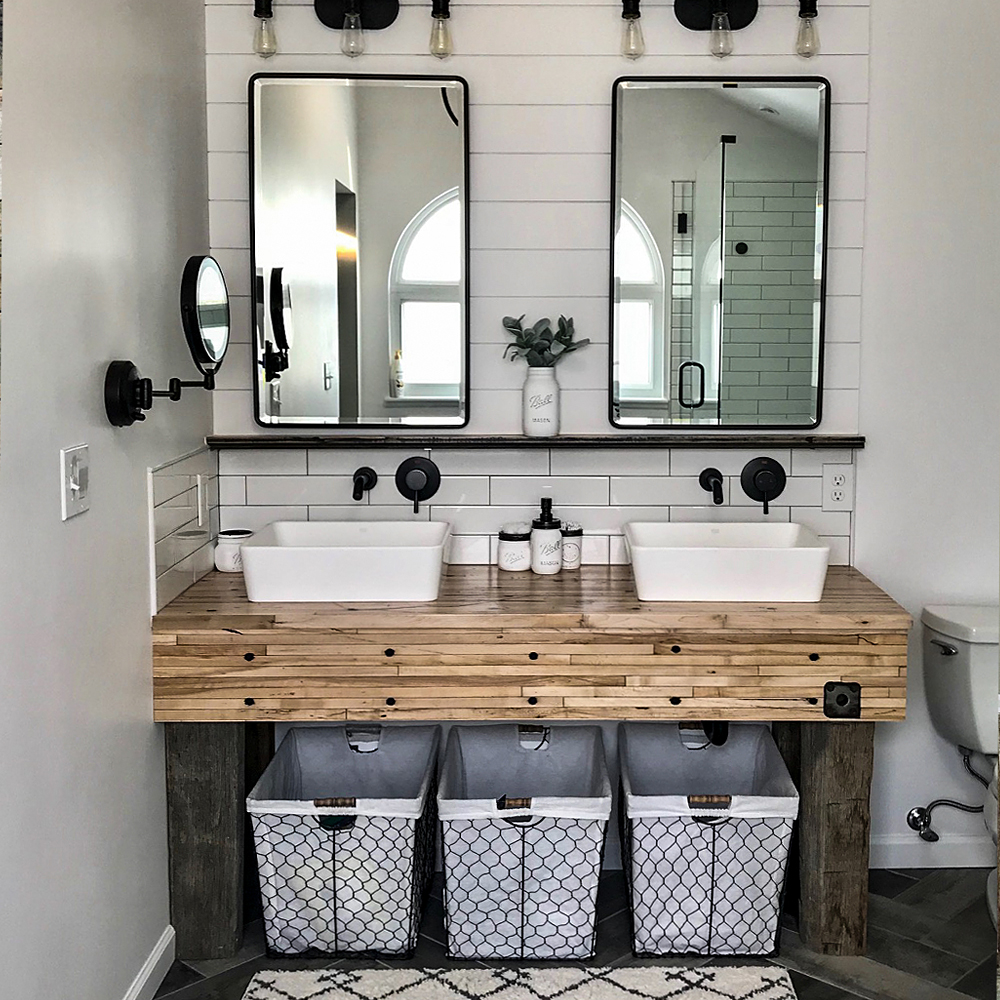 COreclaimedFRT's tweet image. We continue to be blown away by the awesome applications of our reclaimed products. The Palmer Family sent us these photos showcasing three transformations in their beautiful home. Needless to say, it all looks amazing! Enjoy! #diy #barnwood #transformit #denver #boulder
