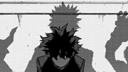 The view of a faceless Deku and Bakugou’s almost villainous shadow looming over him.Back then, Bakugou probably viewed deku as someone who was in the wrong, but now, he understands that it was he himself who was in the wrong.