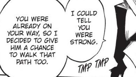 ALSO OFA is also the very thing that helped Deku get into UA, it gave Deku a chance to be on equal ground with Bakugou, thus leading to Bakugou acknowledging him.