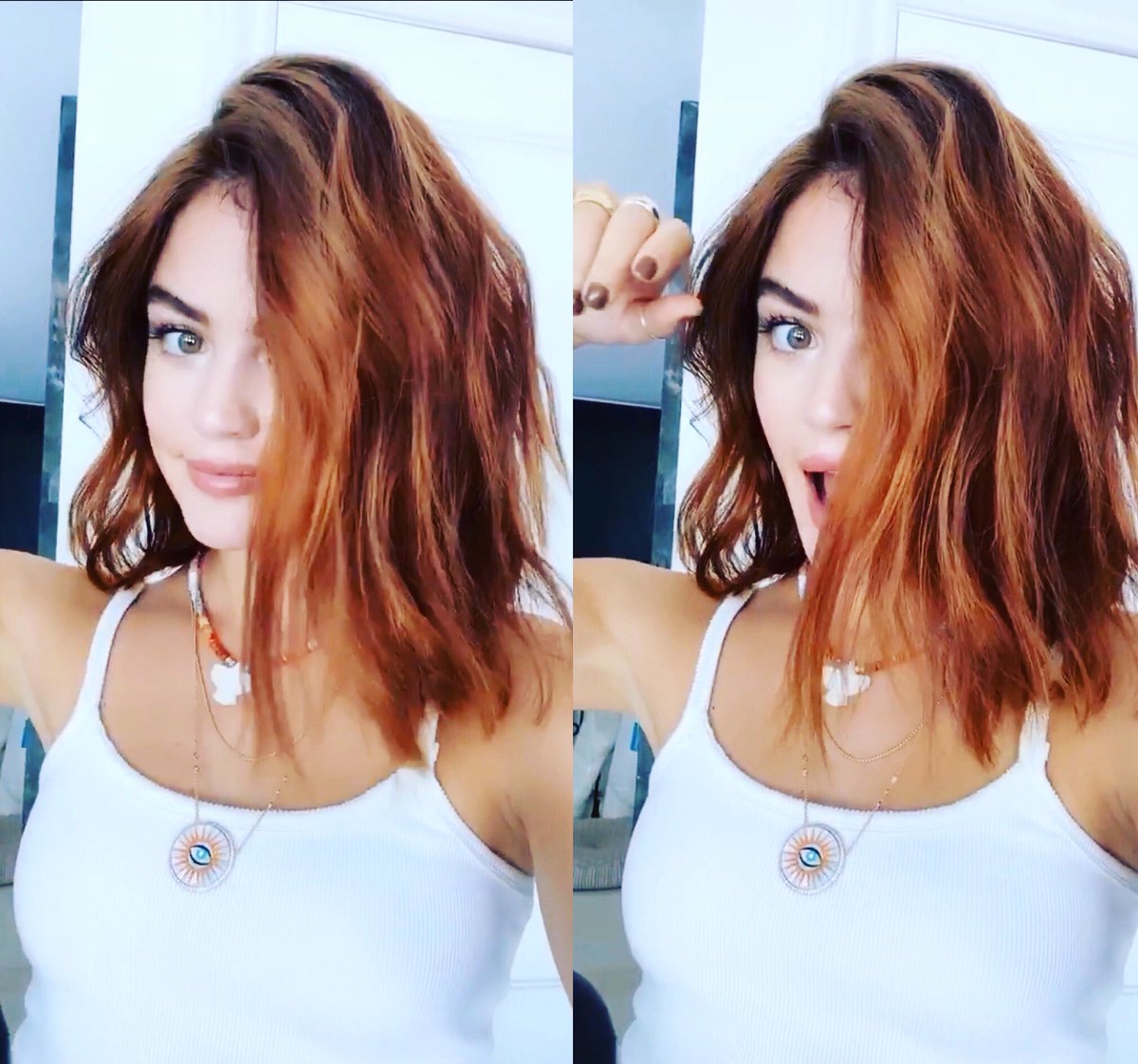 Lucy Hale se ve hermosa con su nuevo color de pelo 😍🔥, image size:1200x1122