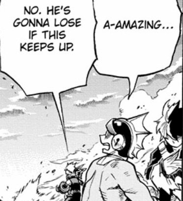 With bnha 284 context, Bkg knows how Deku is, he knows Deku doesn't take himself into account, he knows what OFA is and what it's doing to him. He's seen it first hand.
